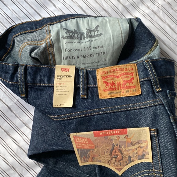 LEVI’S WESTERN FIT , Strech , Straight leg - Picture 7 of 8